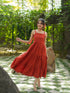 Pure Cotton Fit & Flare Midi Dress with Jacket